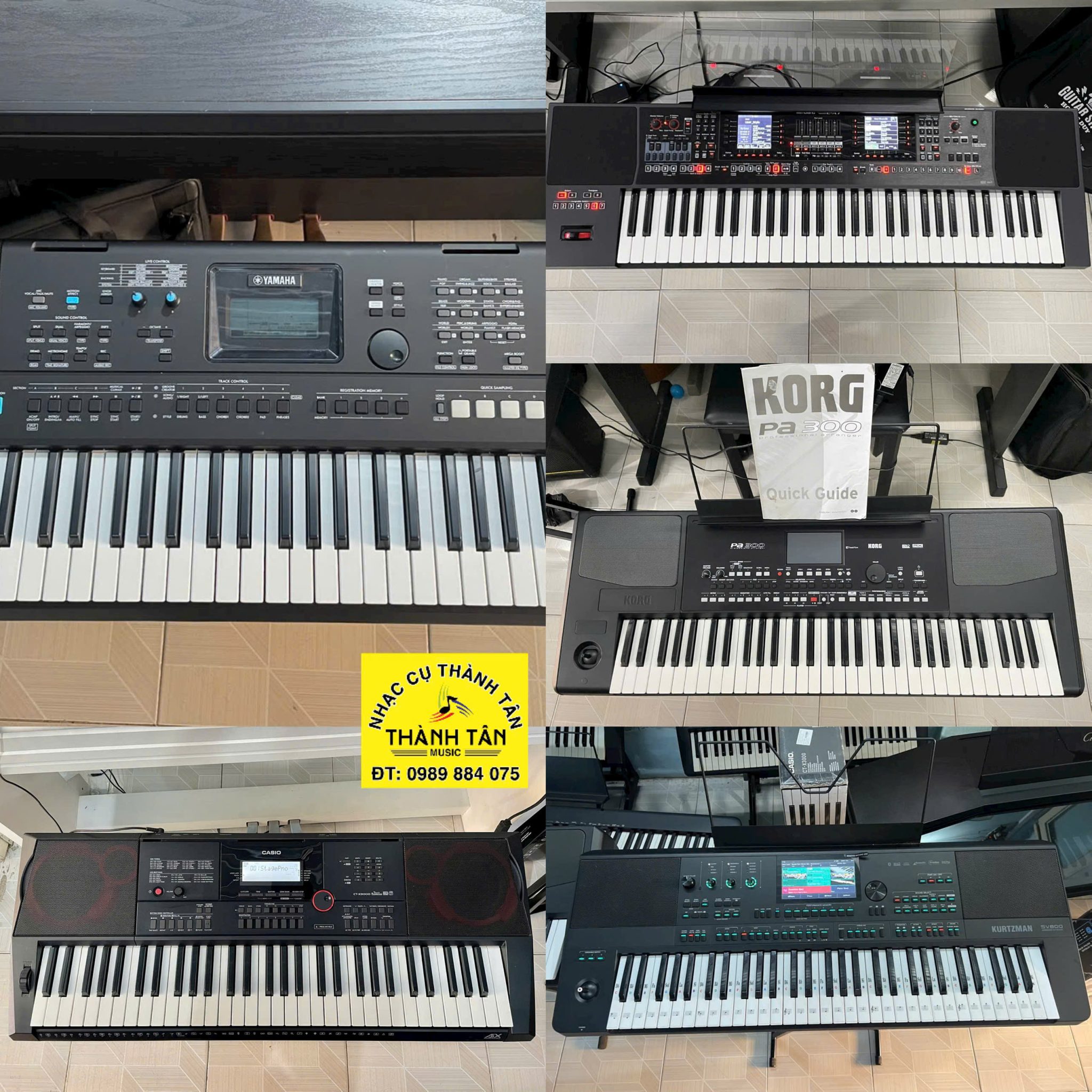 Thu mua đàn Organ/Keyboard cũ tại TP.HCM 0989 884 075 - NHẠC CỤ THÀNH TÂN
